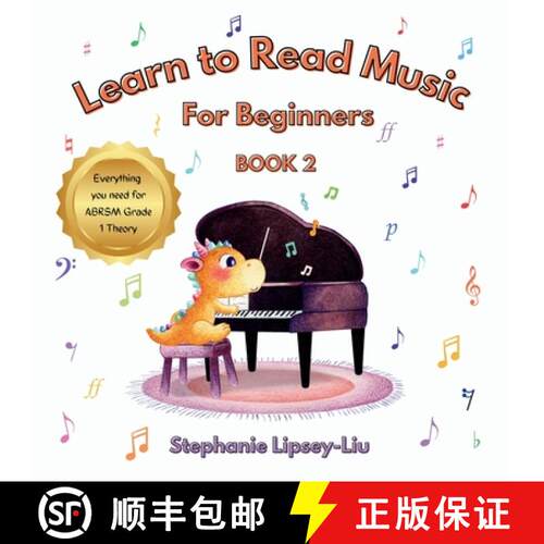 【3-4周达】Learn To Read Music For Beginners: Book 2 [9781917565011]