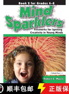 【3-4周达】Mind Sparklers: Fireworks for Igniting Creativity in Young Minds (Book 2) [9781882664337]