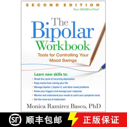 【3-4周达】Bipolar Workbook, Second Edition: Tools for Controlling Your Mood Swings [9781462520237]