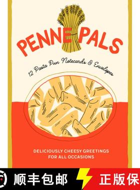 【3-4周达】Penne Pals: 12 Pasta Pun Notecards & Envelopes [9781797227436]