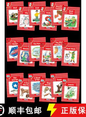 【3-4周达】Jolly Phonics Readers, Complete Set Level 1 : In Precursive Letters (British English edition) [9781844140756]
