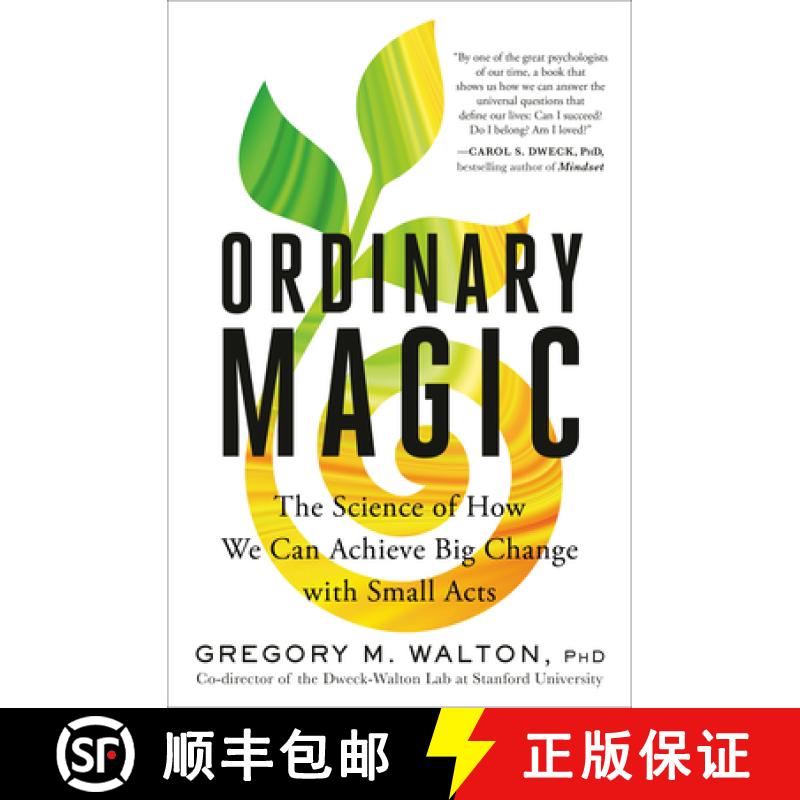 【3-4周达】Ordinary Magic: The Science of How We Can Achieve Big Change with Small Acts [9780593580899]