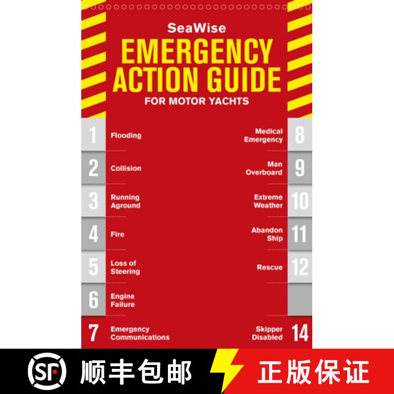 【3-4周达】Seawise Emergency Action Guide and Safety Checklists for Motor Yachts [9780870336393]