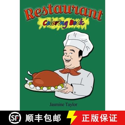 【3-4周达】Restaurant Coloring Book [9780359867240]