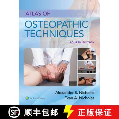 【3-4周达】Atlas of Osteopathic Techniques [9781975127480]