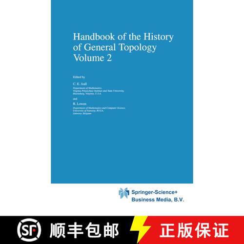 【3-4周达】Handbook of the History of General Topology [9789048150236]