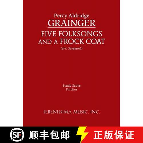 【3-4周达】Five Folksongs and a Frock Coat - Study Score [9781608740864]