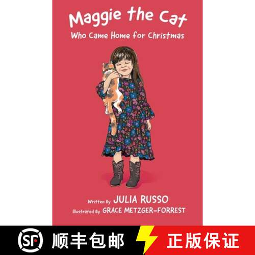 【3-4周达】Maggie the Cat Who Came Home for Christmas: Read Outloud Chapter Book [9781954978904]