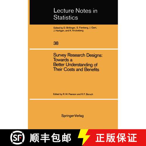 【3-4周达】Survey Research Designs: Towards a Better Understanding of Their Costs and Benefits: Prepa... [9780387964287]