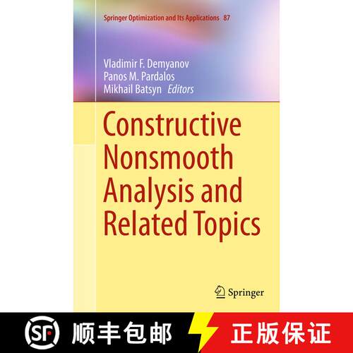 【3-4周达】Constructive Nonsmooth Analysis and Related Topics (Softcover reprint of the original 1st ... [9781493946310]