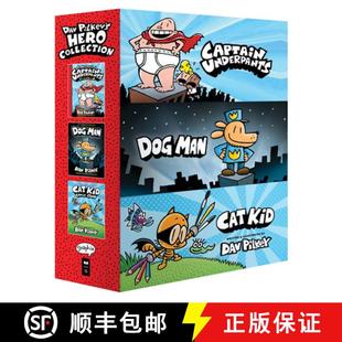 Comic Captain Collection Dav Kid Club Cat Hero Man Dog 9781338819939 Underpants Pilkey