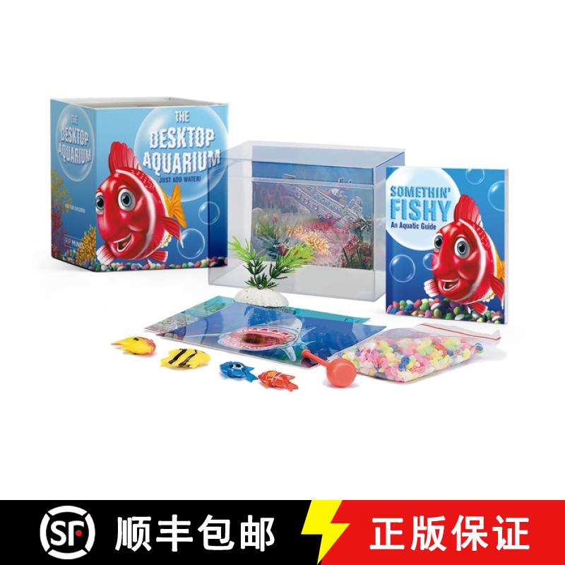 【3-4周达】The Desktop Aquarium (Mega Mini Kit): Just Add Water! [With Plant, Gravel & 4 Playful Back... [9780762432493]