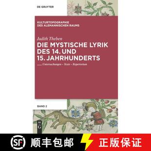 Mystische 14. Die Texte 9783484895010 Untersuchungen Lyrik 4周达 15. Und Des Repertorium Jahrhunderts