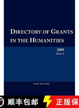 【3-4周达】Directory of Grants in the Humanities 2009 Volume 2 [9780984172511]