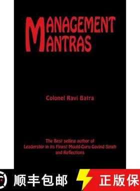 【3-4周达】Management Mantras [9781482810745]
