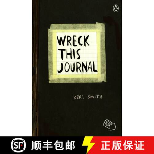 【3-4周达】Wreck This Journal (Black): To Create Is to Destroy [9780399161940]