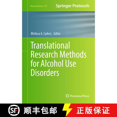 【3-4周达】精装 Translational Research Methods for Alcohol Use Disorders [9781071632666]