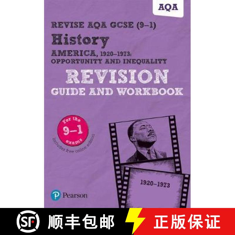 【3-4周达】Pearson REVISE AQA GCSE (9-1) History America, 1920-1973: Opportunity and inequality Revis... [9781292242910]