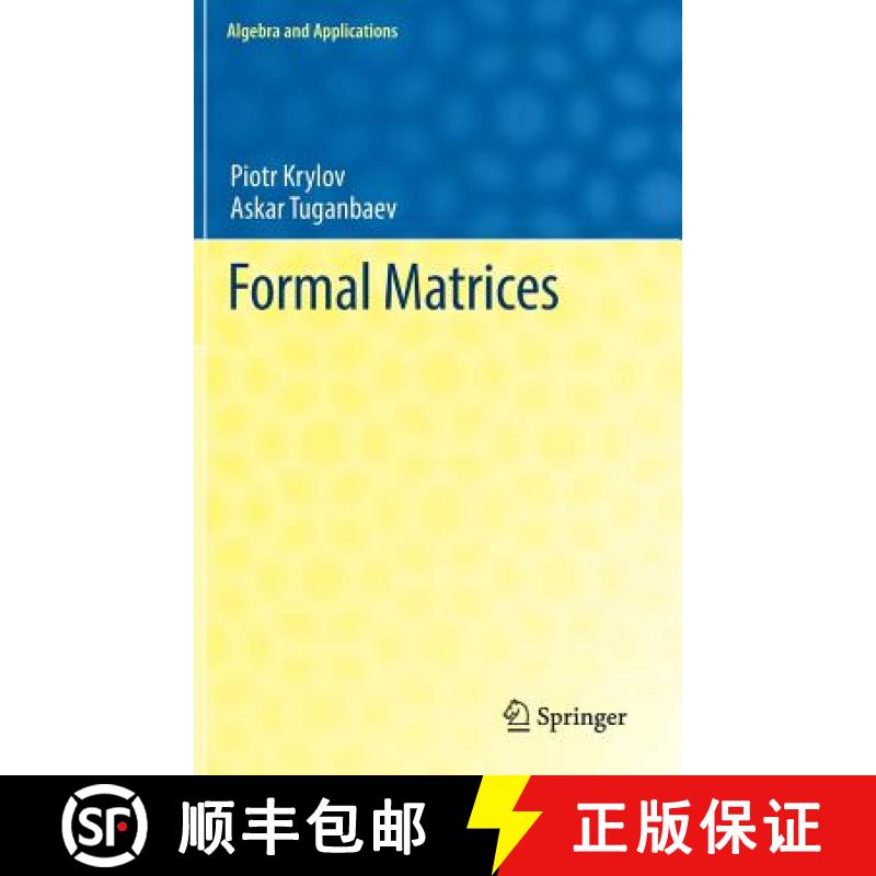 【3-4周达】Formal Matrices [9783319539065]