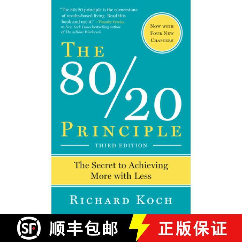 【3-4周达】The 80/20 Principle, Expanded and Updated: The Secret to Achieving More with Less [9780385491747]
