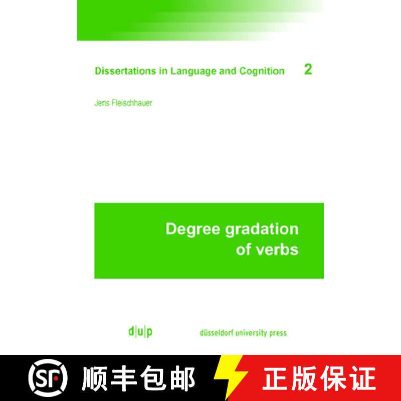 预订 Degree Gradation of Verbs [9783957580252]