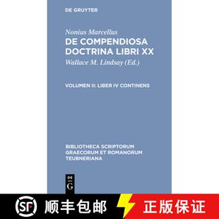 预订 Nonius Marcellus: De Compendi CB [9783598712623]