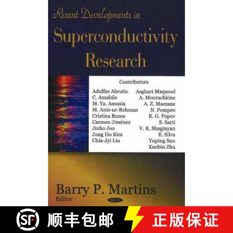 【3-4周达】Recent Developments in Superconductivity Research [9781600214622]