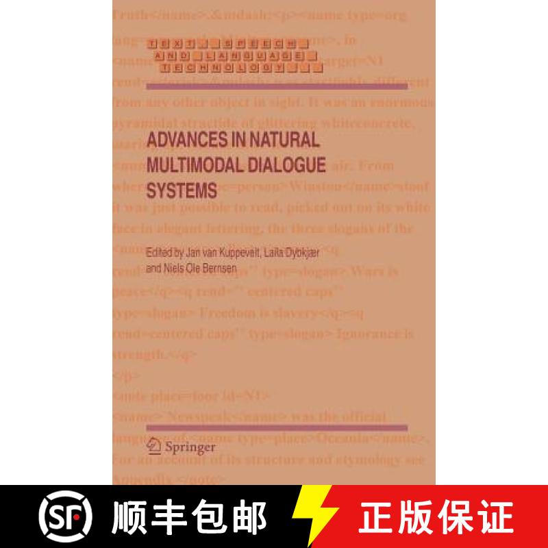 【3-4周达】Advances in Natural Multimodal Dialogue Systems [9781402039348]