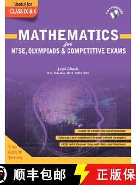 【3-4周达】Mathematics: For Ntse,Olympiads & Competitive Exams [9789350578797]