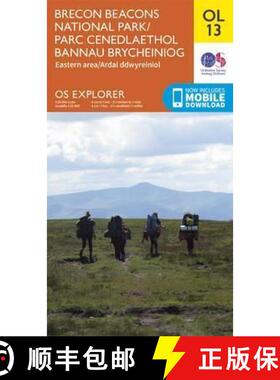 【3-4周达】Brecon Beacons National Park / Parc Cenedlaethol Bannau Brycheiniog - Eastern Area / Ardal... [9780319242520]