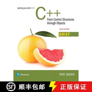 with 9780134895734 Through Starting Out Objects From Version 预订 Control Brief Structures
