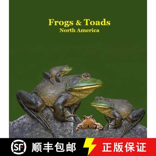 【3-4周达】Frogs and Toads of North America Kids Book: Great Children's Book about the types of North... [9781965098608]