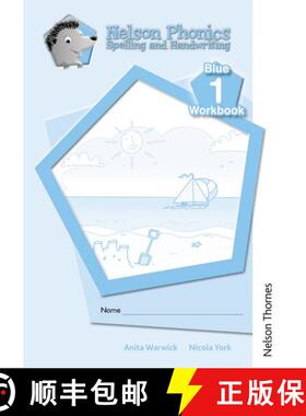【3-4周达】Nelson Phonics Spelling and Handwriting Blue Workbooks 1 (10) [9781408506097]