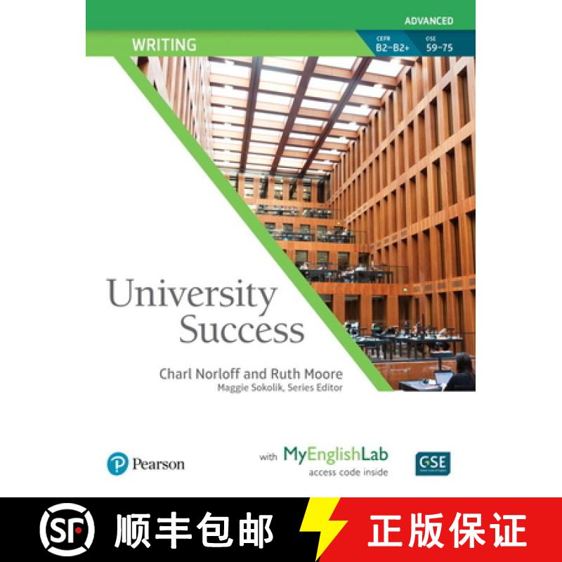 【3-4周达】University Success Writing Advanced, Student Book with MyLab English [9780134652696]