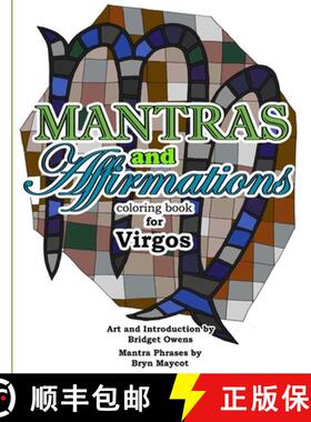 预订 Mantras and Affirmations Coloring Book for Virgos [9781387970056]