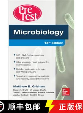 预订 Microbiology Pretest Self-Assessment and Review 14/E [9780071791045]