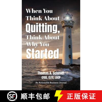 【3-4周达】When You Think About Quitting, Think About Why You Started: Knowing Your Why Is Step 1, Li... [9781616994044]