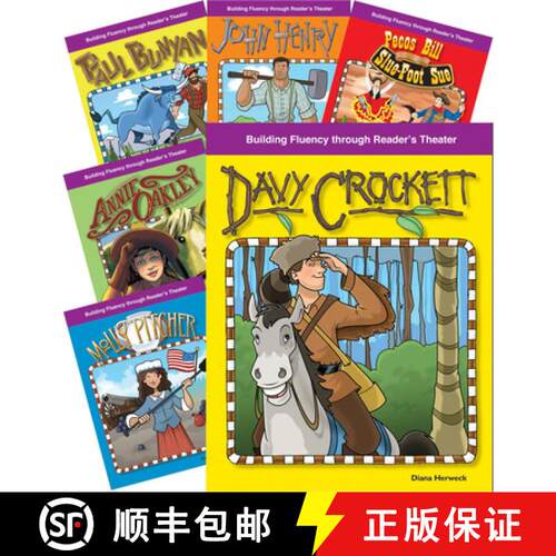 预订 American Legends and Folklore 6-Book Set (Reader's Theater) [9781493812547]