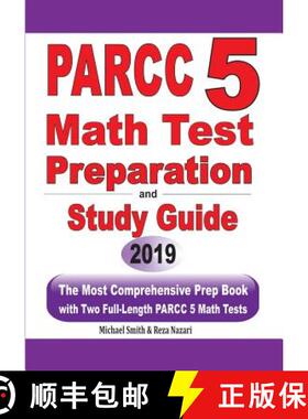 【3-4周达】PARCC 5 Math Test Preparation and Study Guide: The Most Comprehensive Prep Book with Two F... [9781646125296]