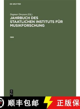 预订 Jahrbuch Des Staatlichen Instituts Fur Musikforschung, Preussischer Kulturbesitz. 1968 [9783110009231]