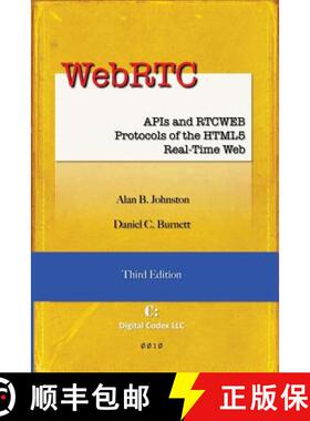 【3-4周达】WebRTC: APIs and RTCWEB Protocols of the HTML5 Real-Time Web, Third Edition [9780985978860]