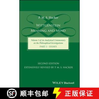【3-4周达】Wittgenstein - Meaning And Mind (Volume 3 Of An Analytical Commentary On The Philosophical... [9781118951804]