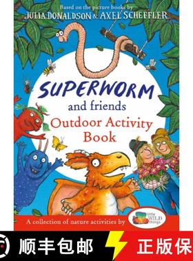 【3-4周达】Superworm and Friends Outdoor Activity Book (Little Wild Things) [9780702319303]