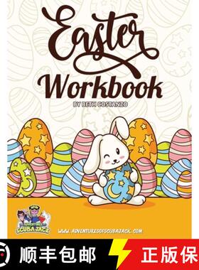 【3-4周达】Easter Activity Workbook For Kids 3-8! An Engaging Workbook for Learing! [9781087957890]