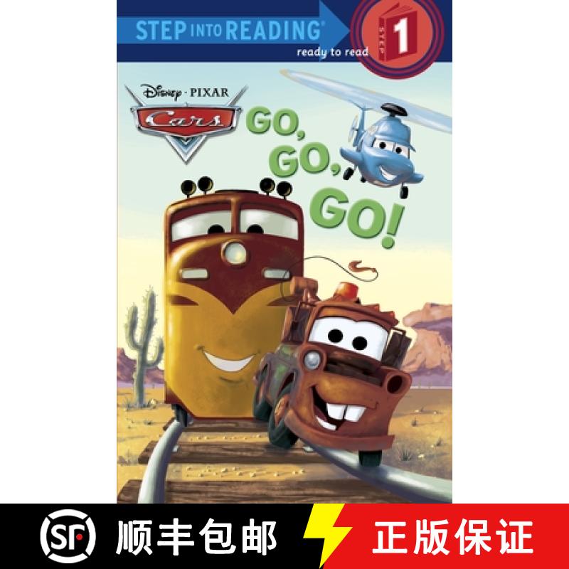 【3-4周达】Cars: Go, Go, Go! [9780736427654]