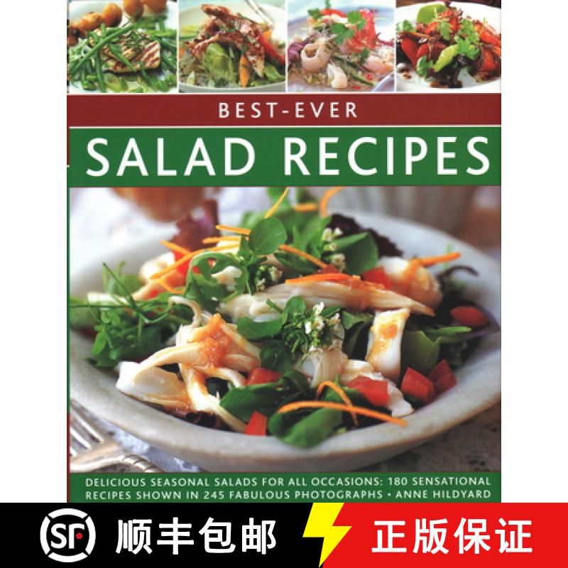 【2-3周达】Best-Ever Salad Recipes: Delicious Seasonal Salads for All Occasions: 180 Sensational Reci... [9780857233233]