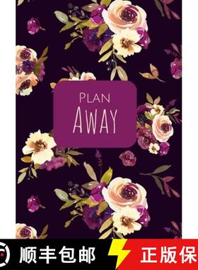 【3-4周达】Plan Away: Undated Planner [9781312600034]
