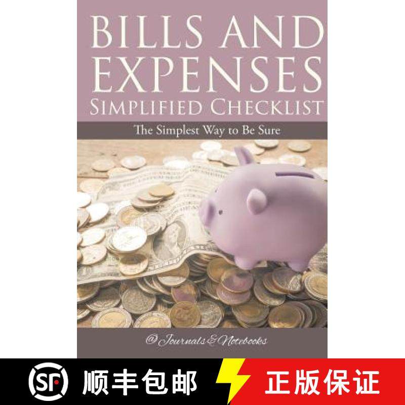 【3-4周达】Bills and Expenses Simplified Checklist: The Simplest Way to Be Sure [9781683268987]