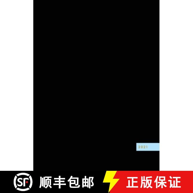 【3-4周达】Hourly Planner 2021: 12 Month Hardcover Weekly, Monthly & Yearly Planner 2021 8.5 x 11 Jan... [9783947808632]