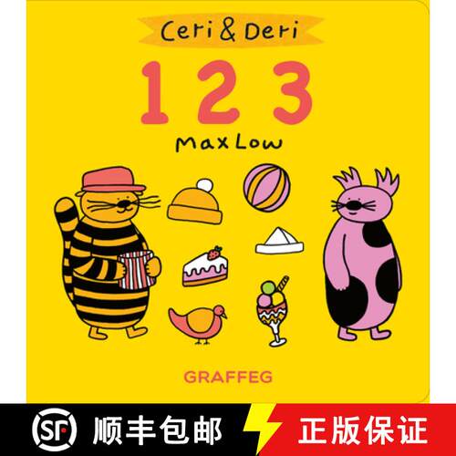 【3-4周达】精装 Ceri and Deri: Numbers [9781802585384]